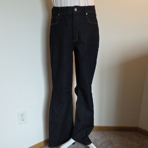 White House Black Market Denim - White House Black Market Dark Flare Jeans
